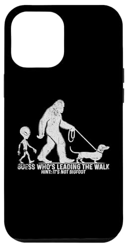 Hülle für iPhone 12 Pro Max Bigfoot Alien Humor Grillgrafik für Parodie BBQ Meme von Funny Outdoor Bigfoot Alien Grilling Clothes