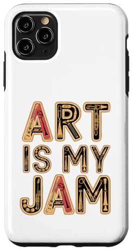 Art Is My Jam - Lustiger Künstler Kunst Lehrer Maler Kreativ Hülle für iPhone 11 Pro Max von Funny Painter Apparel & Items