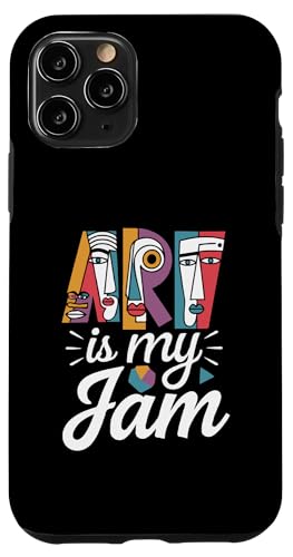 Art Is My Jam - Lustiger Künstler Kunst Lehrer Maler Kreativ Hülle für iPhone 11 Pro von Funny Painter Apparel & Items