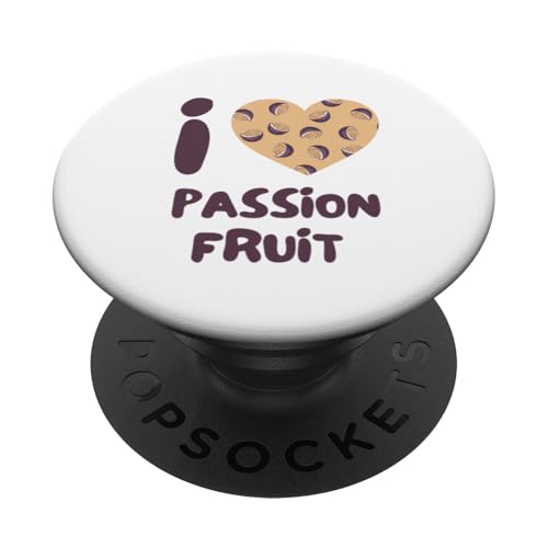 Ich liebe Passionsfrucht Lustiger Passionsfruchtliebhaber PopSockets mit austauschbarem PopGrip von Funny Passion Fruit Lover