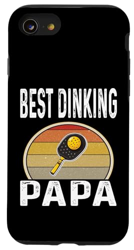 Hülle für iPhone SE (2020) / 7 / 8 Funny Best Dinking Papa Pickleball Opa Legend Retro von Funny Pickleball Gifts