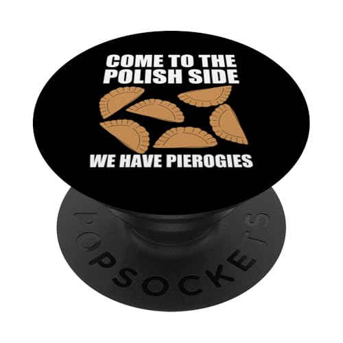 Cooles Pierogi-Design für Männer und Frauen, Feinschmecker, polnische Lebensmittelliebhaber PopSockets Klebender PopGrip von Funny Pierogi Gift Polish Pierogi Food Apparel