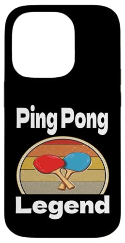 Hülle für iPhone 14 Pro Lustiger Ping Pong Legend Lover Game Winner Retro Humor von Funny Ping Pong Gifts