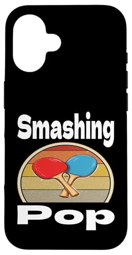 Hülle für iPhone 16 Lustiges Smashing Pop Ping Pong Spiel Gewinner Retro-Humor von Funny Ping Pong Gifts