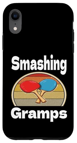 Lustiges Smashing Gramps Pingpong-Spiel Winner Retro Hülle für iPhone XR von Funny Ping Pong Gifts