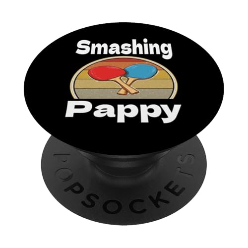 Lustiges Smashing Pappy Ping Pong Game Winner, Retro-Humor PopSockets Klebender PopGrip von Funny Ping Pong Gifts