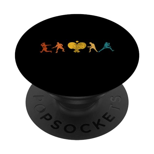 Lustiges Ping-Pong-Spiel im Retro-Look PopSockets mit austauschbarem PopGrip von Funny Ping Pong Table Tennis