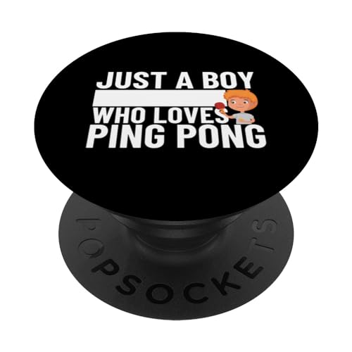 Pingpong-Spieler Nur ein Junge, der Tischtennis liebt PopSockets mit austauschbarem PopGrip von Funny Ping Pong Table Tennis