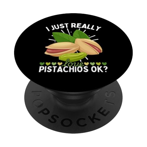 Bestes Pistazien-Design für Männer und Frauen, Pistazien-Liebhaber PopSockets Klebender PopGrip von Funny Pistachio Gifts Pistachio Food