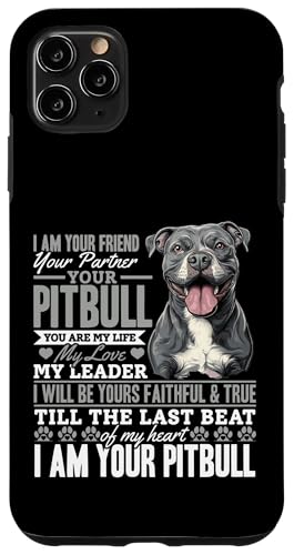 Pitbull Terrier Hundebesitzer Hülle für iPhone 11 Pro Max von Funny Pitbull Terrier Dog Graphics Co.