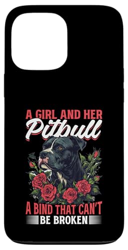 Pitbull Terrier Hundebesitzer Hülle für iPhone 13 Pro Max von Funny Pitbull Terrier Dog Graphics Co.