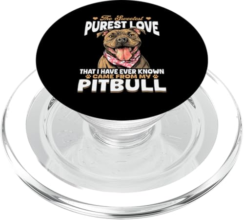 Pitbull Terrier Hundebesitzer PopSockets PopGrip für MagSafe von Funny Pitbull Terrier Dog Graphics Co.