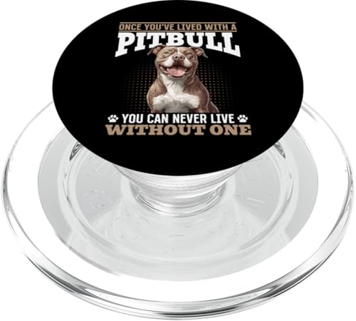 Pitbull Terrier Hundebesitzer PopSockets PopGrip für MagSafe von Funny Pitbull Terrier Dog Graphics Co.