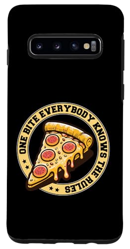 Hülle für Galaxy S10 Pizza Zitat Pizza Lovers Funny Food Pizza von Funny Pizza Gifts Men Women Pizza Lover