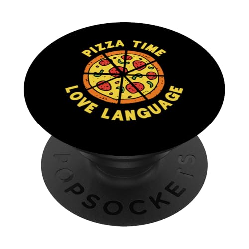 Pizza Zitat Pizza Lovers Funny Food Pizza PopSockets mit austauschbarem PopGrip von Funny Pizza Gifts Men Women Pizza Lover