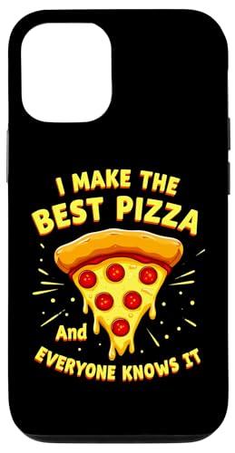 Hülle für iPhone 12/12 Pro Pizza Art Männer Frauen Fast Food Liebhaber Feinschmecker Lustige Pizza von Funny Pizza Lover Gifts Men Women