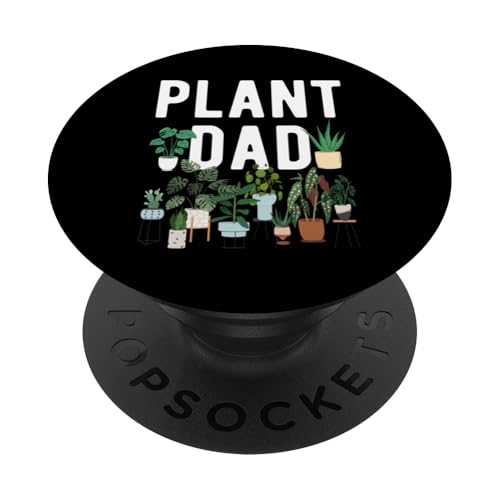 Lustige Pflanze Papa Kunst für Papa Männer Papa Gartenarbeit Pflanzenliebhaber PopSockets mit austauschbarem PopGrip von Funny Plant Lover Gift Gardening