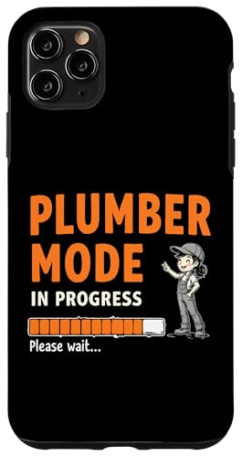 Hülle für iPhone 11 Pro Max Lustige Klempnerei, Kunst, Männer, Frauen, Meister, Klempnerei, Liebhaber von Funny Plumber Gifts Plumbing Accessories & Stuff