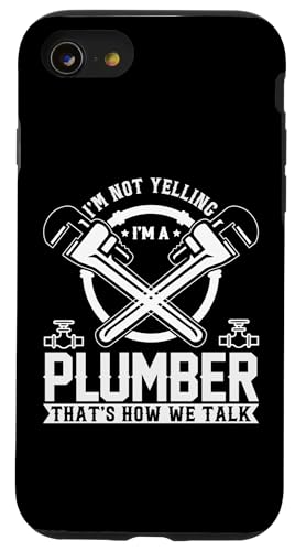 Hülle für iPhone SE (2020) / 7 / 8 Lustige Klempnerei, Kunst, Männer, Frauen, Meister, Klempnerei, Liebhaber von Funny Plumber Gifts Plumbing Accessories & Stuff