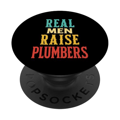 Klempner Kunst Männer Frauen Lustiges Klempner Zitat Papa Vater Klempner PopSockets Klebender PopGrip von Funny Plumber Shirts & Gifts