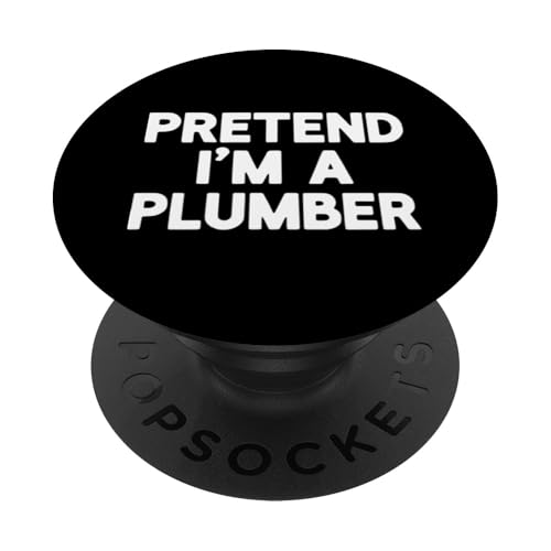 Klempner Kunst Männer Frauen Lustiges Klempner Zitat Papa Vater Klempner PopSockets Klebender PopGrip von Funny Plumber Shirts & Gifts