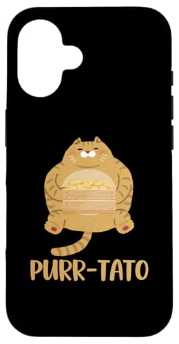 Hülle für iPhone 16 Beste Kartoffel für Männer Frauen Kartoffelliebhaber Gemüse Katze von Funny Potato Gift Vegetable Food