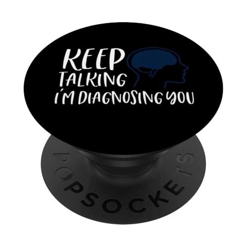 Lustiger Psychologe Kunst Psychologie Abschluss für Männer Frauen PopSockets Klebender PopGrip von Funny Psychology Gift Psychologist