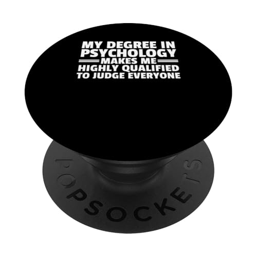 Lustiger Psychologie-Abschluss Kunst Psychiater für Männer Frauen PopSockets Klebender PopGrip von Funny Psychology Gift Psychologist