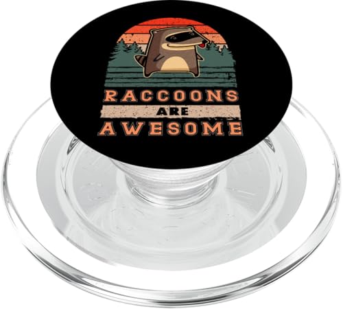 Waschbären sind genial PopSockets PopGrip für MagSafe von Funny Raccoon Lover Gifts by Rn