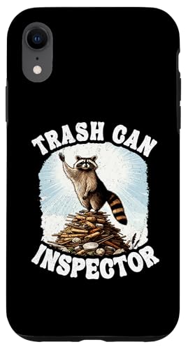 Hülle für iPhone XR Mülleimer Inspector Racoon Raccoon von Funny Raccoon Stuff