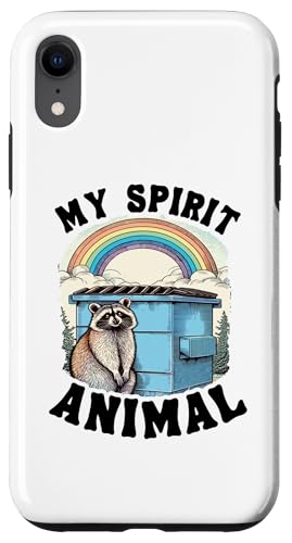 Hülle für iPhone XR My Spirit Animal Lustiger Waschbär von Funny Raccoon Stuff