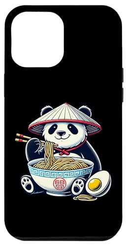 Hülle für iPhone 14 Pro Max Otaku Panda Eating Ramen Japanische Nudeln Kawaii von Funny Ramen Eating Japanese Noodles