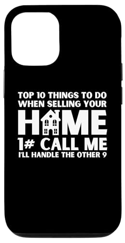 Hülle für iPhone 14 Pro Lustiger Immobilienmakler Kunst Männer Frauen Home Realtor Broker von Funny Realtor Gift Real Estate Agent