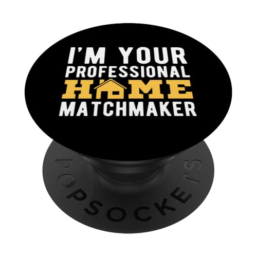 Makler für Männer Frauen Immobilien Professional Realtor PopSockets mit austauschbarem PopGrip von Funny Realtor Gift Real Estate Agent