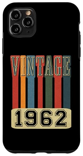 Hülle für iPhone 11 Pro Max Vintage 1962 Retro Throwback Geburtstag von Funny Retro Birthday Designs