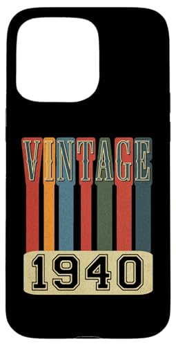 Hülle für iPhone 15 Pro Max Vintage 1940 Retro Throwback Geburtstag von Funny Retro Birthday Designs