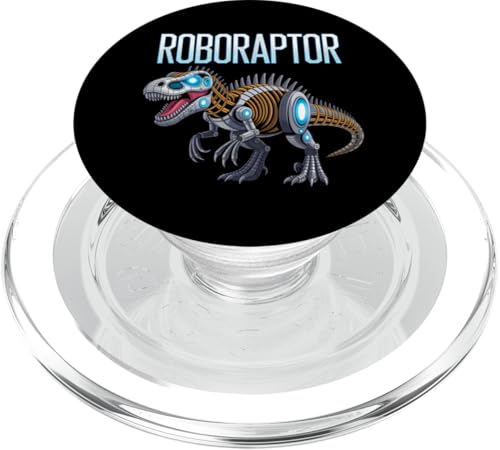 Roboter Dinosaurier T-Rex Dino Funny Robotics Engineer PopSockets PopGrip für MagSafe von Funny Robot Dinosaur Designs