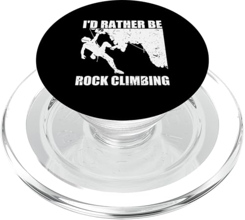 Beste Kletterkunst für Männer Frauen Bergsteiger PopSockets PopGrip für MagSafe von Funny Rock Climbing Gift Climber