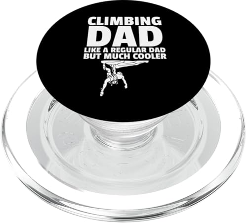 Beste Kletterkunst für Männer Papa Kletterer Boulder-Liebhaber PopSockets PopGrip für MagSafe von Funny Rock Climbing Gift Climber