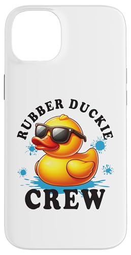 Hülle für iPhone 14 Plus Coole Retro gelbe Gummiente in 70er 80er Jahre lustige Ente Cruise von Funny Rubber Duckie Crew Cruise Yellow Rubber Duck