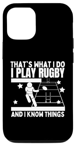 Hülle für iPhone 12/12 Pro Rugby That's What I Do Lustiger Rugbyspieler von Funny Rugby Player Designs