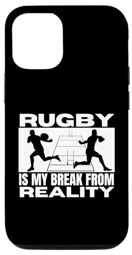 Hülle für iPhone 13 Rugby Is My Break From Reality Lustiger Rugbyspieler von Funny Rugby Player Designs