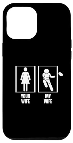 Hülle für iPhone 15 Plus Rugbyspieler Your Wife My Wife Proud Husband Rugby von Funny Rugby Player Designs