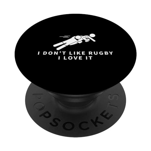 Ich liebe Rugby Lustiger Rugbyspieler PopSockets mit austauschbarem PopGrip von Funny Rugby Player Designs