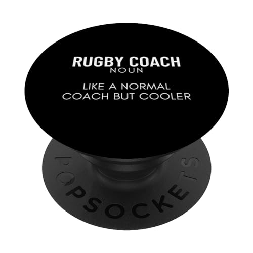 Rugby Coach Definition Lustiges Rugby PopSockets mit austauschbarem PopGrip von Funny Rugby Player Designs