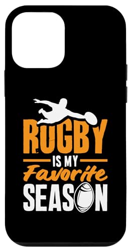 Hülle für iPhone 12 mini Rugby Is My Favorite Season Lustiges Rugby von Funny Rugby Player Rugby Fans Apparel & Gifts