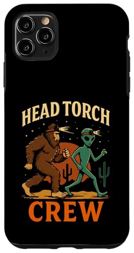 Runner Running Stirnlampe Night Runners Alien Bigfoot Hülle für iPhone 11 Pro Max Runner Running Stirnlampe Night Runners Alien Bigfoot Hülle für iPhone 11 Pro Max von Funny Running Designs