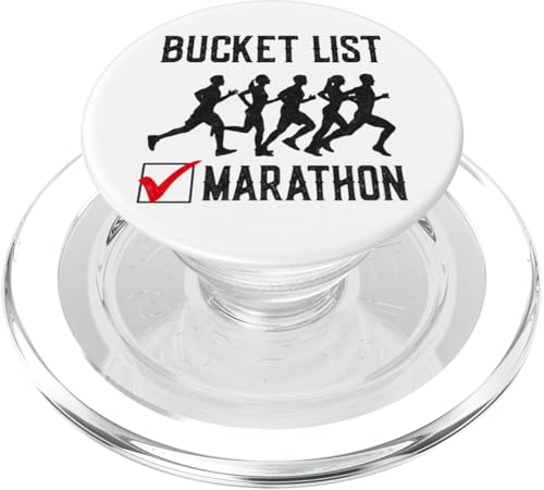 Running Runner Halbmarathon Vintage Bucket List Marathon PopSockets PopGrip für MagSafe von Funny Running Jogging Jogger DA0