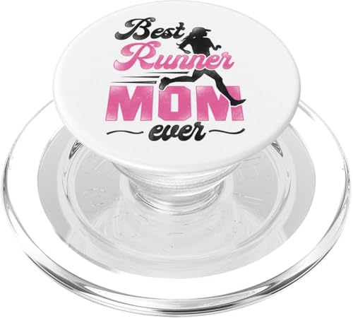 Laufläufer Halbmarathon Mama Mutter Vintage Damen PopSockets PopGrip für MagSafe von Funny Running Jogging Jogger HD0