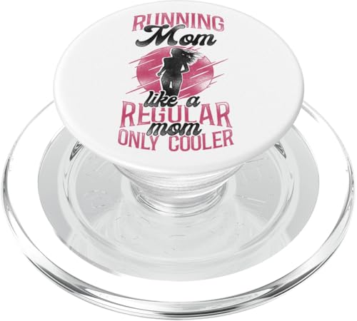 Laufläufer Halbmarathon Mama Mutter Vintage Damen PopSockets PopGrip für MagSafe von Funny Running Jogging Jogger HD0